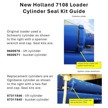 New Holland Repair Kit Part # 9600671 - Image 3