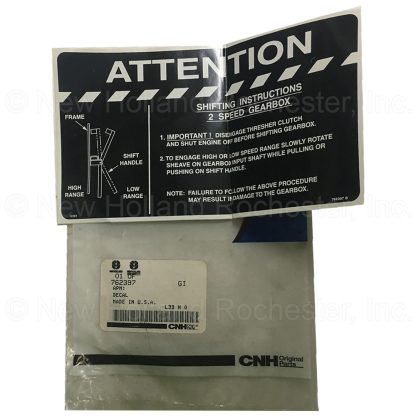 New Holland Decal Part # 762397