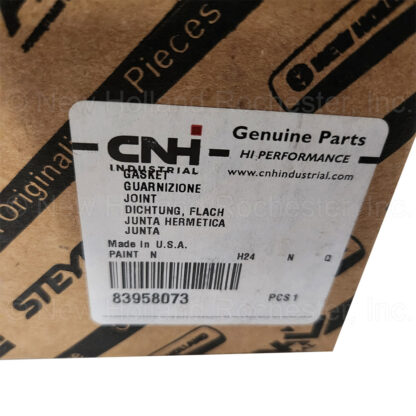 New Holland Gasket Part # 83958073 - Image 2