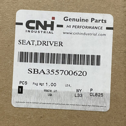 New Holland Driver Seat Part # SBA355700620 - Image 4