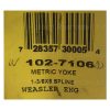 New Holland 1-3/8"x6 Spline 2100/100 Series Yoke Part # W1027106DS - Image 3