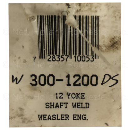 New Holland 1" x 1-1/8" 12 Series Yoke Part # W3001200DS - Image 3