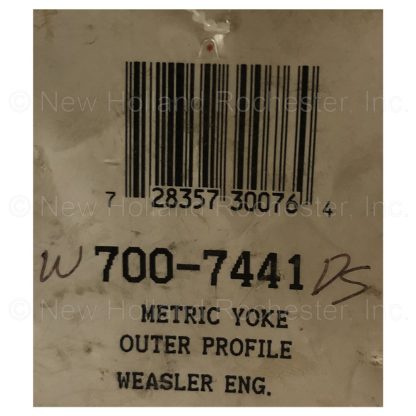 New Holland 1-5/8" Bore 2300/210 Series Yoke Part # W7007441DS - Image 3