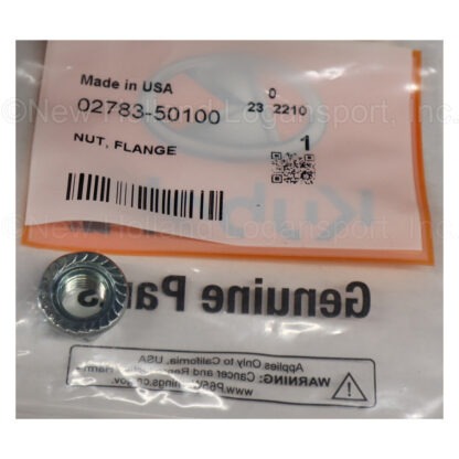 Kubota Flange Nut Part # 02783-50100 - Image 2