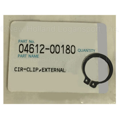 Kubota External Cir-Clip Part # 04612-00180 - Image 2