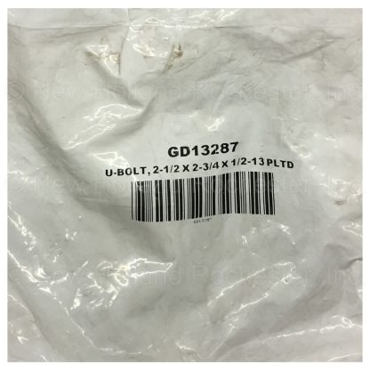 Kinze U-Bolt 1 1/2" x 2 1/2" x 1/2" -13  Part # GD13287 - Image 2