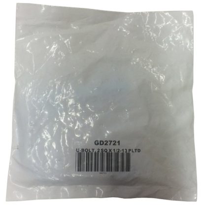 Kinze 2"x2"x0.5"-13 U-Bolt Part # GD2721 - Image 2