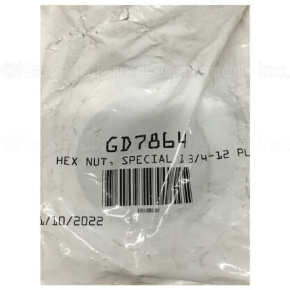 Kinze Special Hex Nut 1 3/4"-12 UNF Part # GD7864 - Image 2