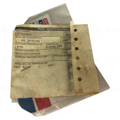 New Holland Spring Part # LB702990 - Image 3