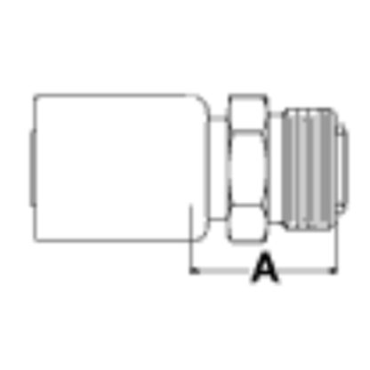 Parker Male O-Ring Seal Coupling (Ref # 1J0HY-12-10 / HY10-12OM) Part # HY10X12OM - Image 4