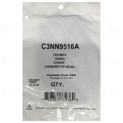 New Holland Gasket Part # C3NN9516A - Image 2