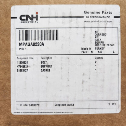 New Holland Kit Part # MPAGA0220A - Image 2