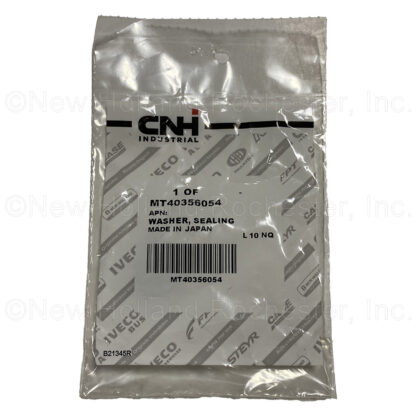 New Holland Sealing Washer Part # MT40356054 - Image 2