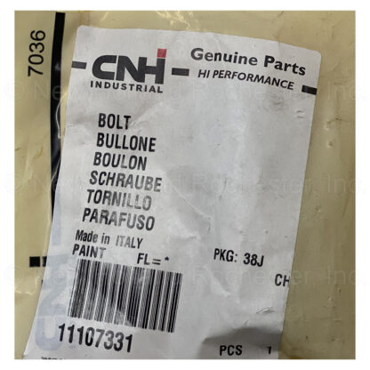 New Holland Bolt Part # 11107331 - Image 2