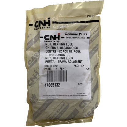 New Holland Bearing Lock Nut Part # 47665132 - Image 2