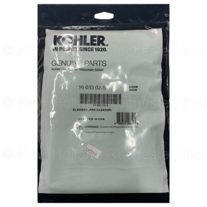 Grasshopper / Kohler Air Pre-cleaner Filter Part # 100916 - Image 2