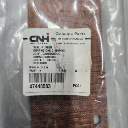 New Holland Rubber Seal Part # 47448583 - Image 2