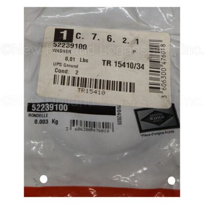 Kuhn Krause Washer Part # 52239100 - Image 2