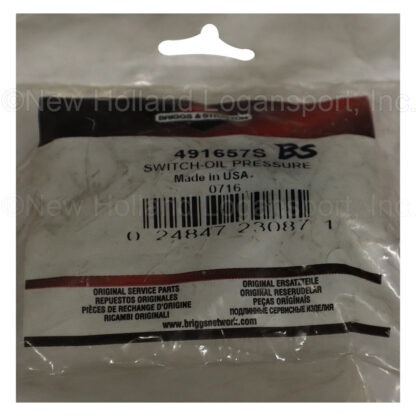 Briggs & Stratton Switch Part # 491657SBS - Image 2